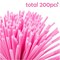 200 Pieces of Pink Pipe Cleaners Craft Chenille Stems for Valentine's Day